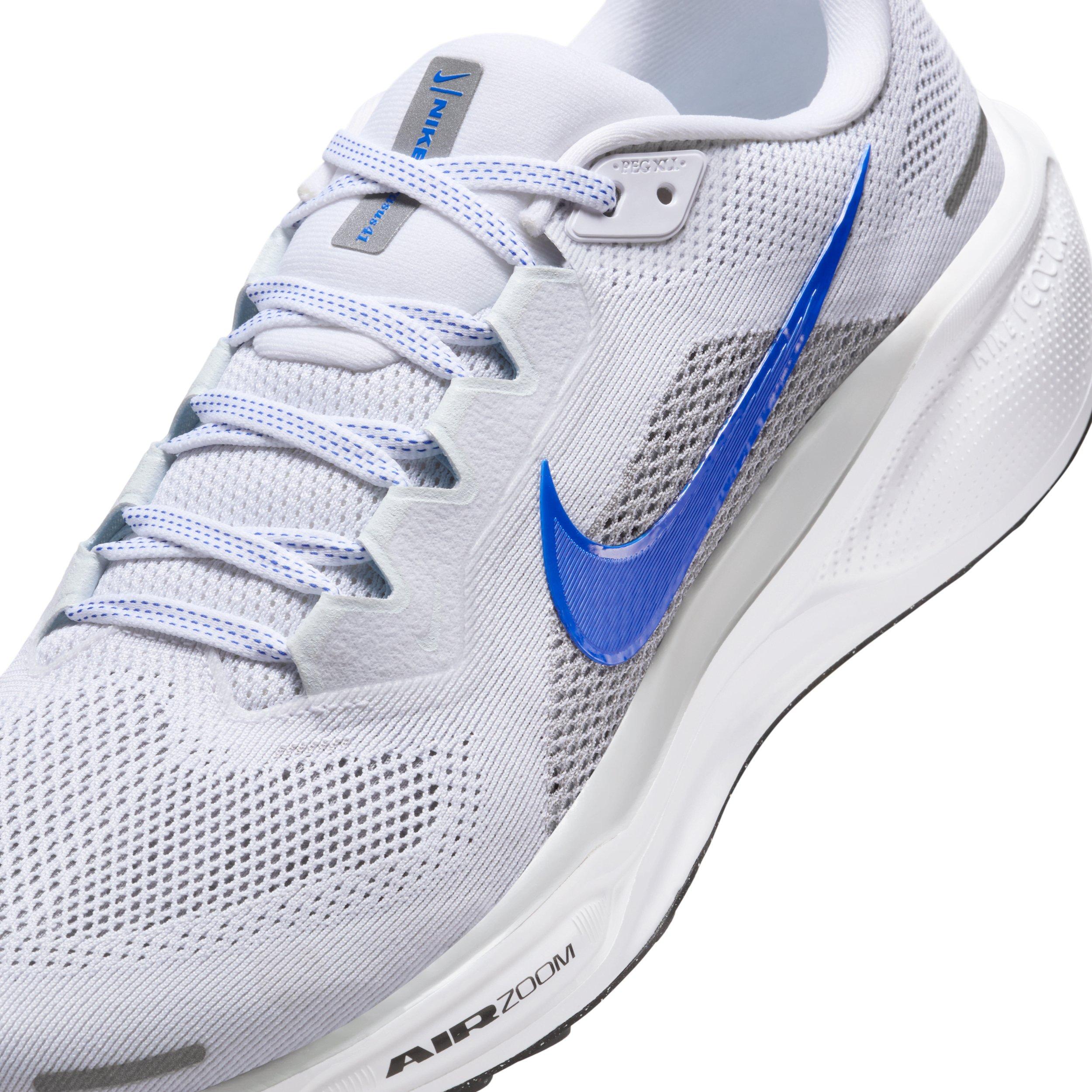 Nike Pegasus 41 "White/Wolf Grey/Pure Platinum/Racer Blue" Men's Running Shoe - WHITE/GREY/PLATINUM/BLUE Thumbnail View 7