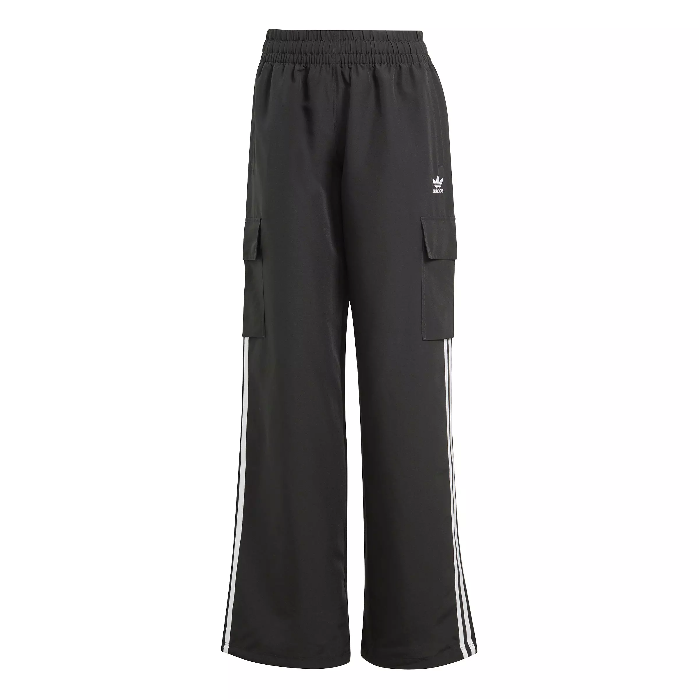 adidas Women's Originals Adicolor 3-Stripes Cargo Tracksuit Bottoms - Black - BLACK
