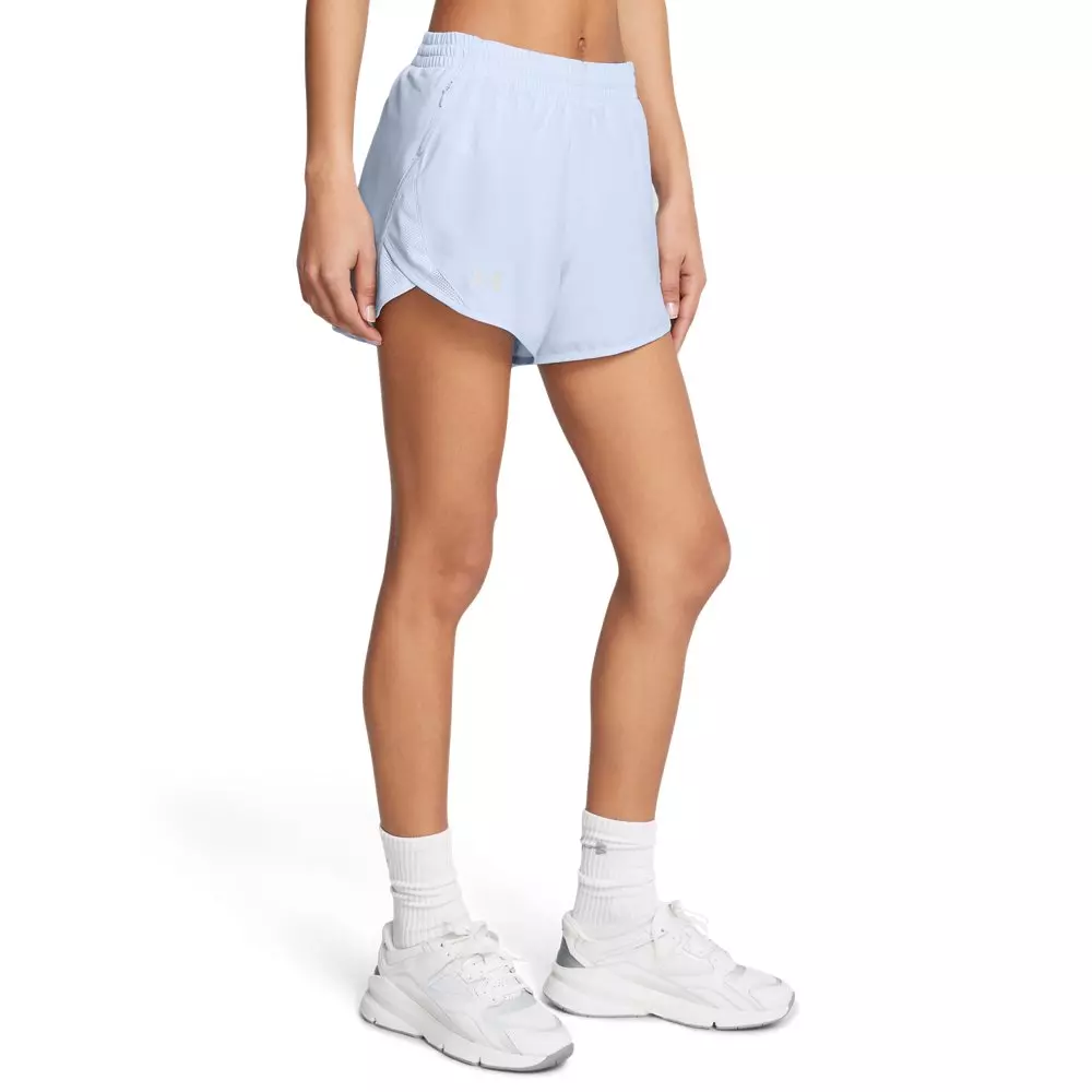Under Armour Women's Fly-By 3" Shorts - Lt Blue - LT BLUE