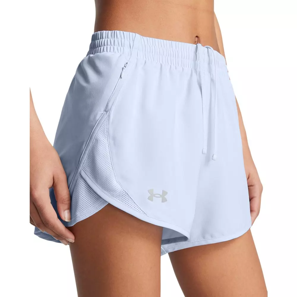 Under Armour Women's Fly-By 3" Shorts -Lt Blue - LT BLUE