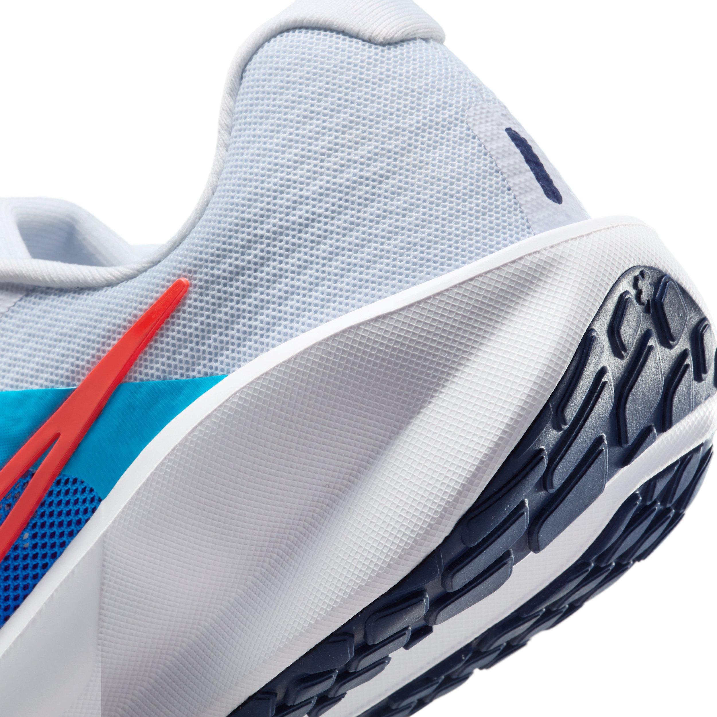 Nike Downshifter 13 "Football Grey/Deep Night/Blue Lightning/Bright Crimson" Men's Running Shoe - GREY/NIGHT/BLUE/CRIMSON Thumbnail View 8