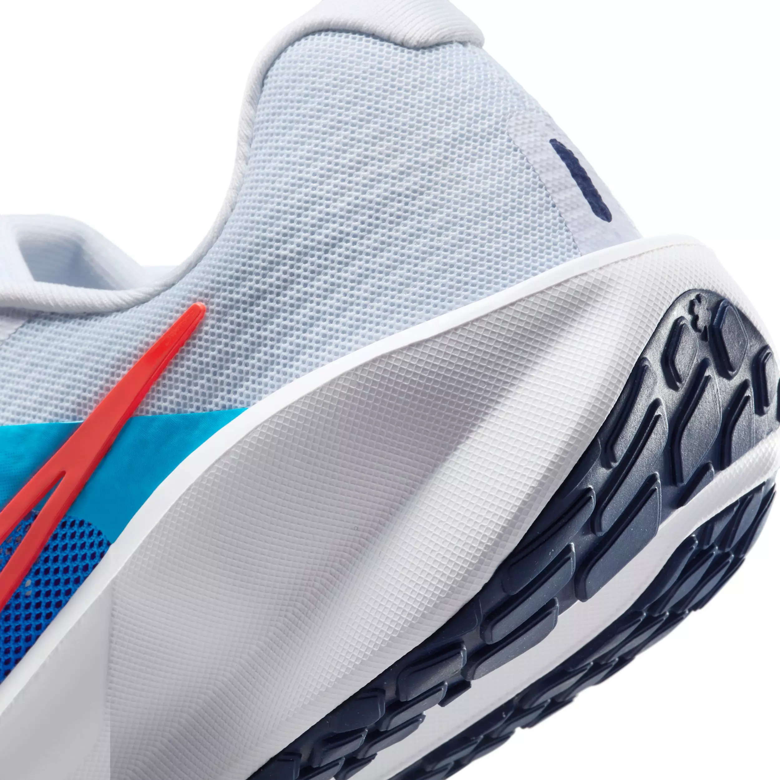 Nike Downshifter 13 "Football Grey/Deep Night/Blue Lightning/Bright Crimson" Men's Running Shoe - GREY/NIGHT/BLUE/CRIMSON