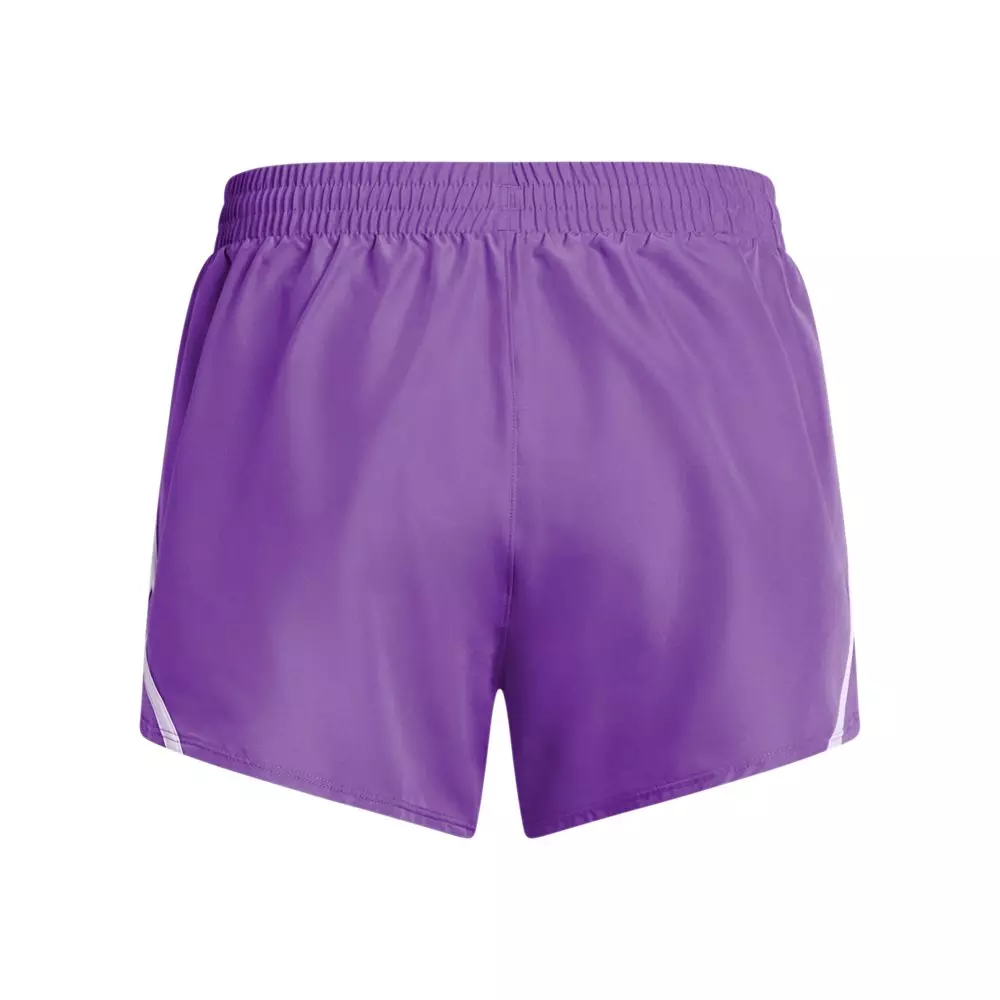 Under Armour Women's Fly-By 3" Shorts -Purple - PURPLE