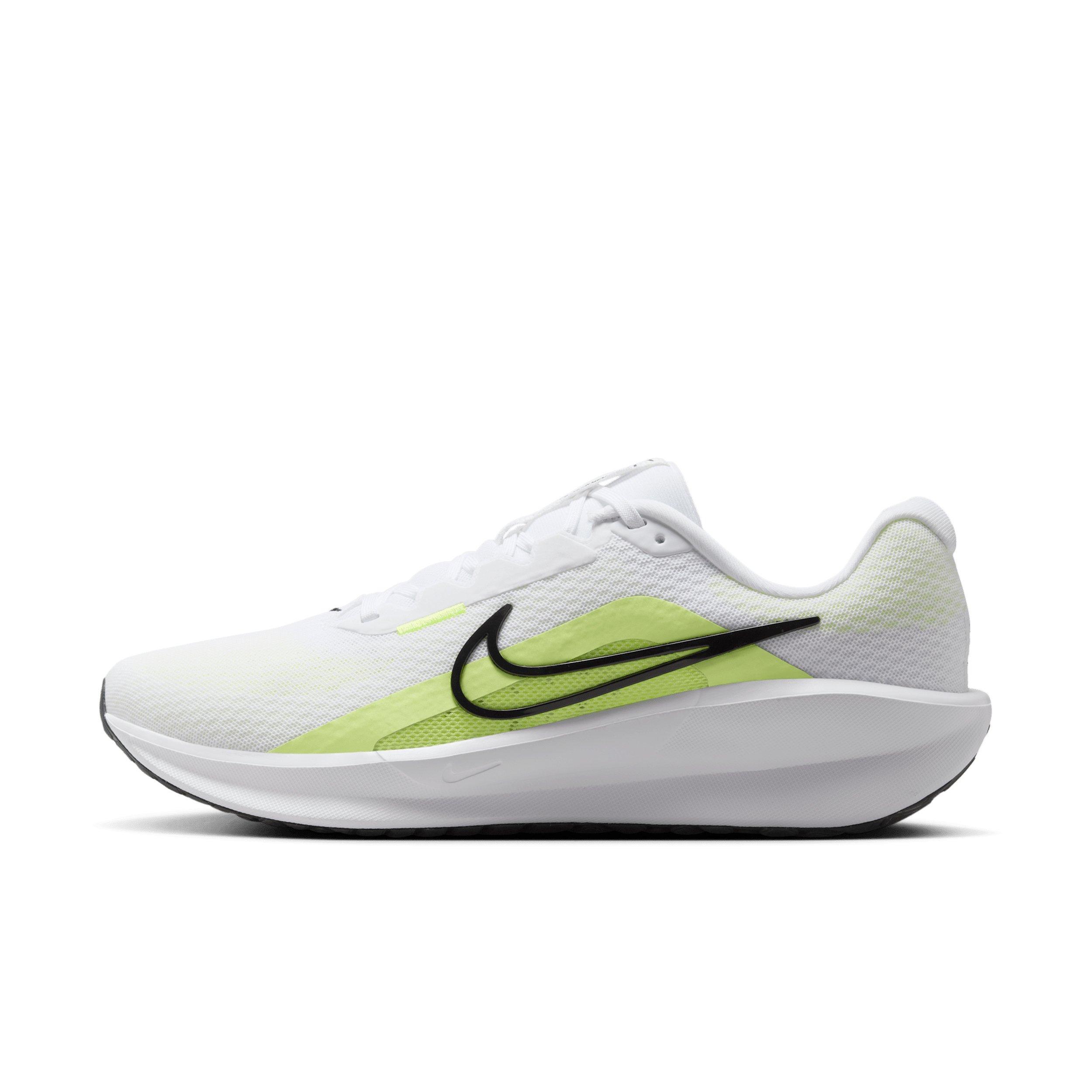 Nike Downshifter 13 "White/Light Lemon Twist/Volt/Black" Men's Running Shoe - WHITE/LEMON/VOLT/BLACK Thumbnail View 2