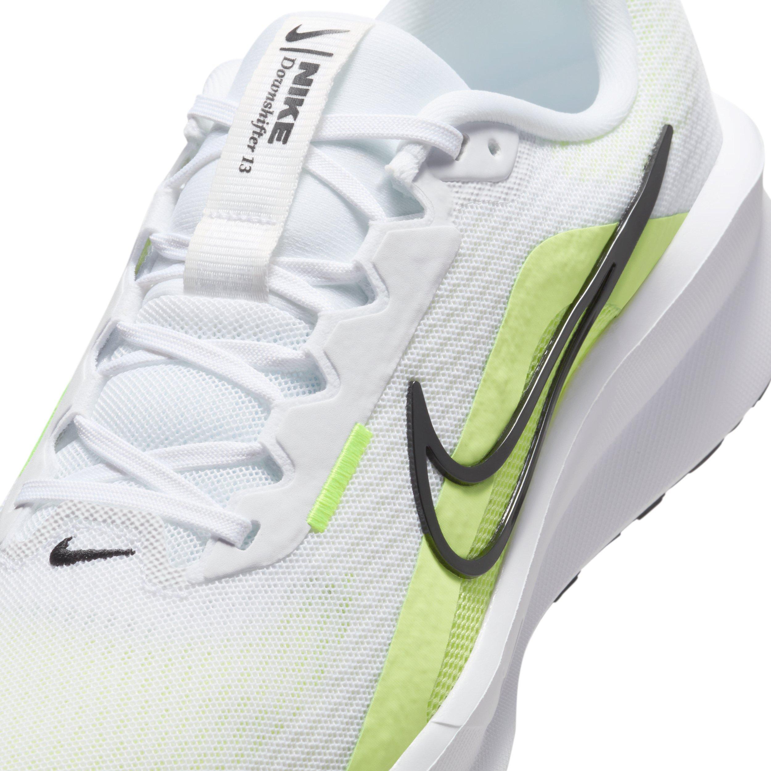 Nike Downshifter 13 "White/Light Lemon Twist/Volt/Black" Men's Running Shoe - WHITE/LEMON/VOLT/BLACK Thumbnail View 7