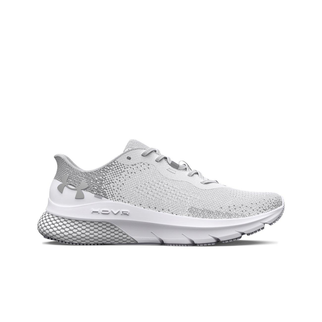 Under Armour HOVR Turbulence 2 "White/Metallic Silver" Women's Running Shoe - WHITE/SILVER Thumbnail View 1