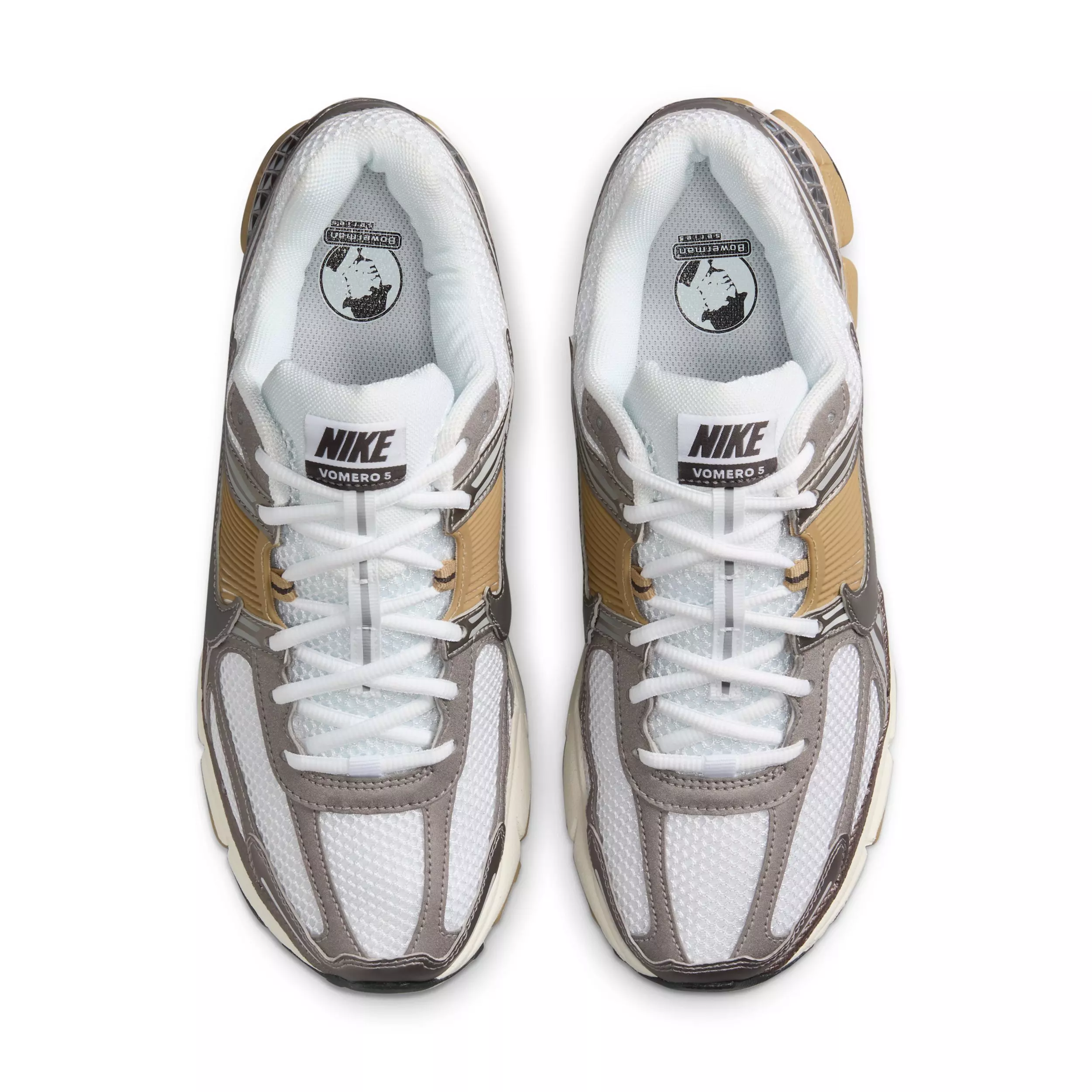 Nike Zoom Vomero 5 "Metallic Pewter/Parachute Beige/White/Medium Ash" Men's Shoe - PEWTER/BEIGE/WHITE/ASH