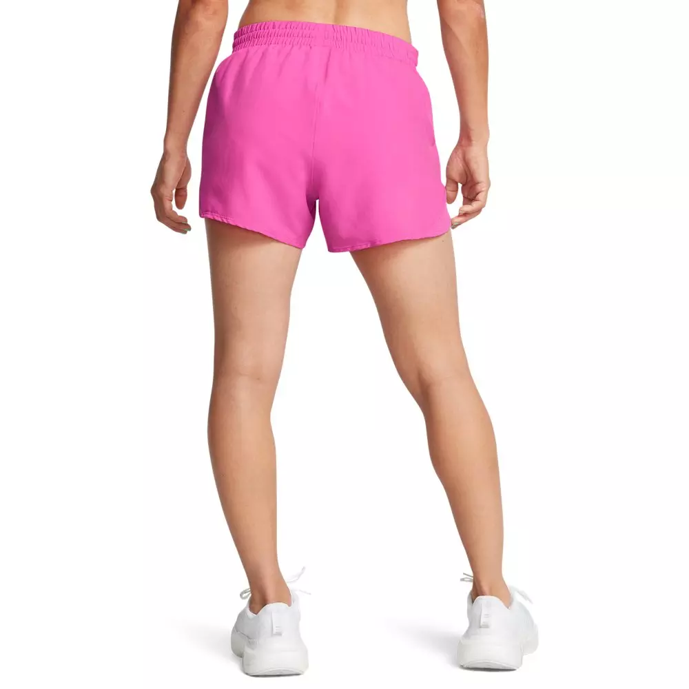 Under Armour Women's Fly-By 3" Shorts -Hot Pink - HOT PINK