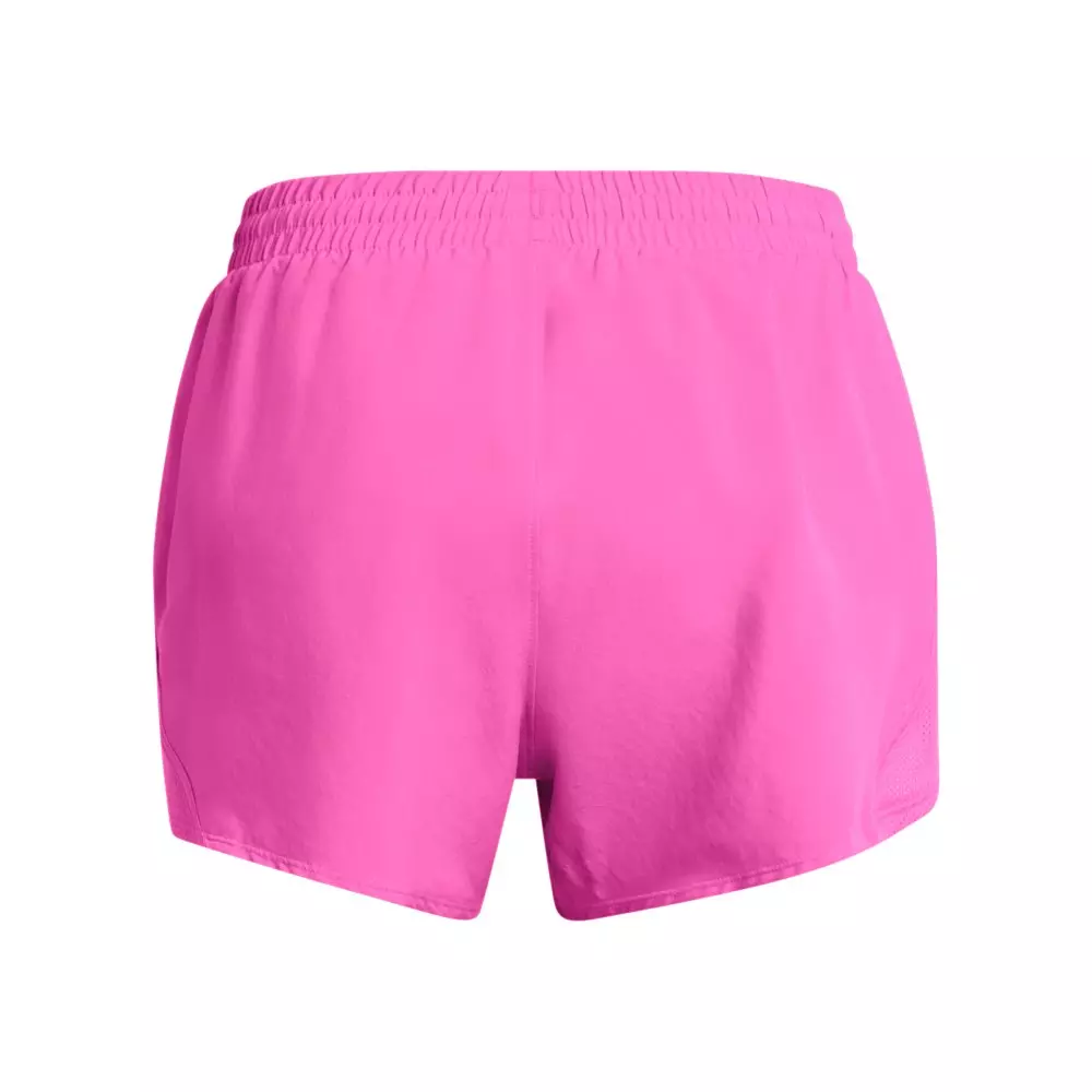Under Armour Women's Fly-By 3" Shorts -Hot Pink - HOT PINK