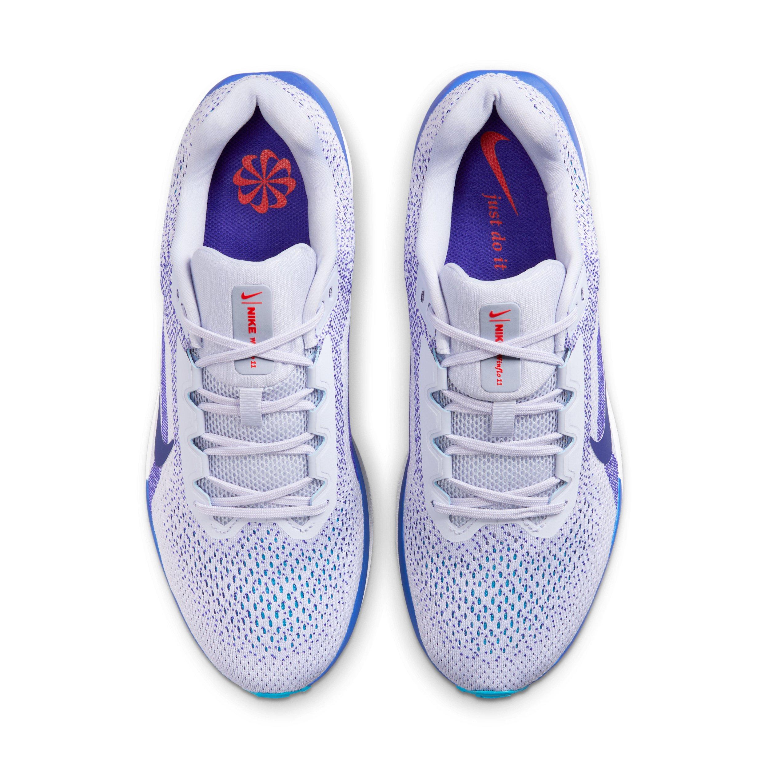 Nike Winflo 11 "Ghost/Football Grey/Deep Night/Blue Void" Men's Running Shoe - GHOST/GREY/NIGHT/BLUE Thumbnail View 4