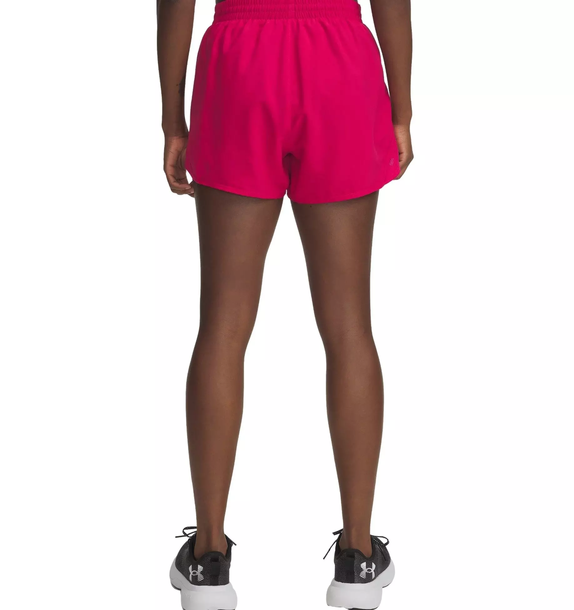 Under Armour Women's Fly-By 3" Shorts - Fuchsia - FUCHSIA
