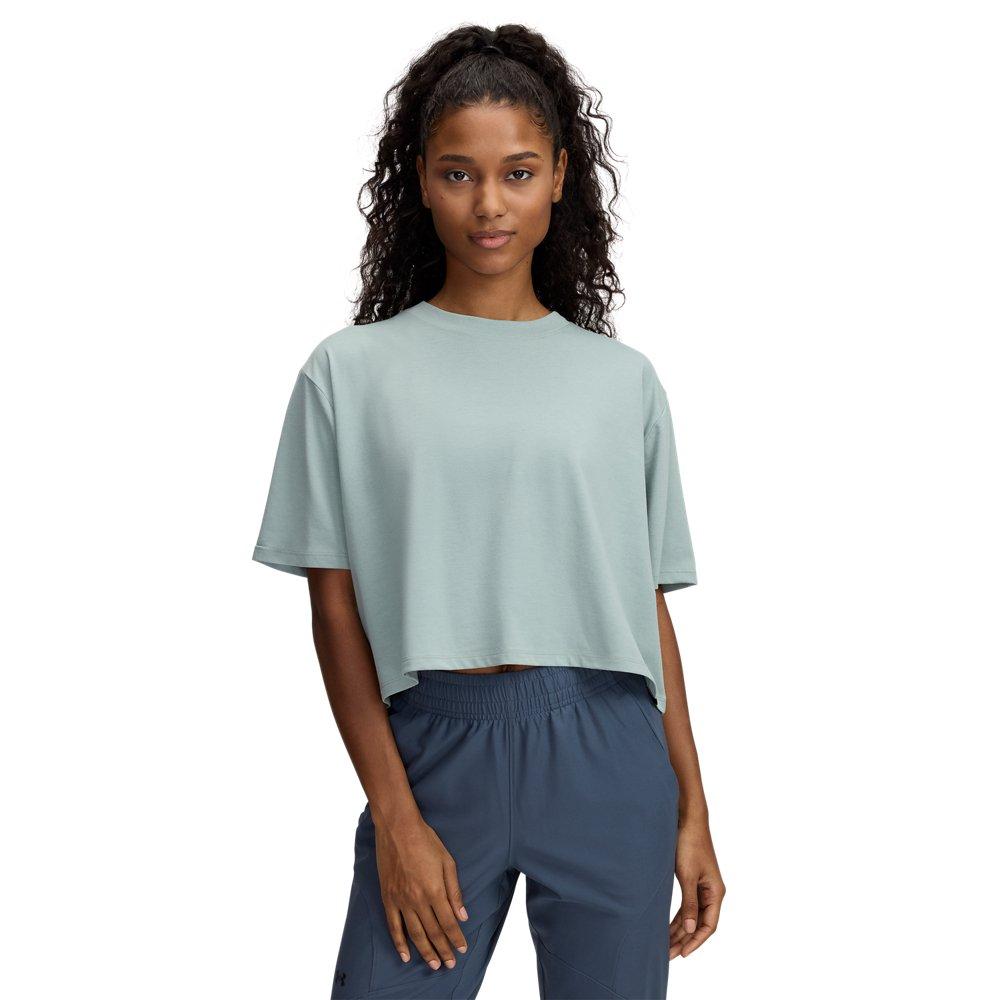 Under Armour Women's Rival Short Sleeve Top -Green/Black - GREEN/BLACK Thumbnail View 1