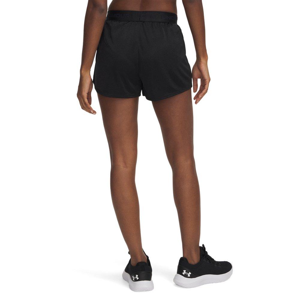 Under Armour Women's Tech Play Up Shine Shorts -Black/Grey - BLACK/GREY Thumbnail View 2