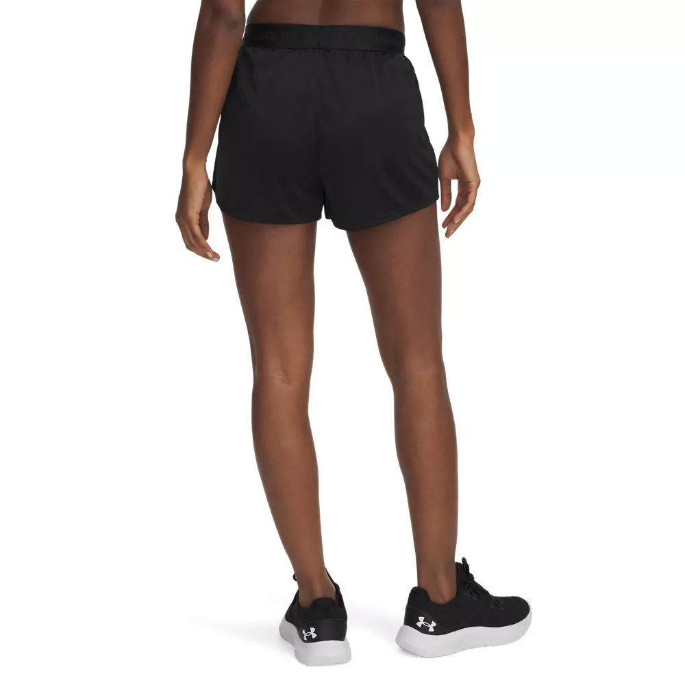 Under Armour Women's Tech Play Up Shine Shorts -Black/Grey - BLACK/GREY