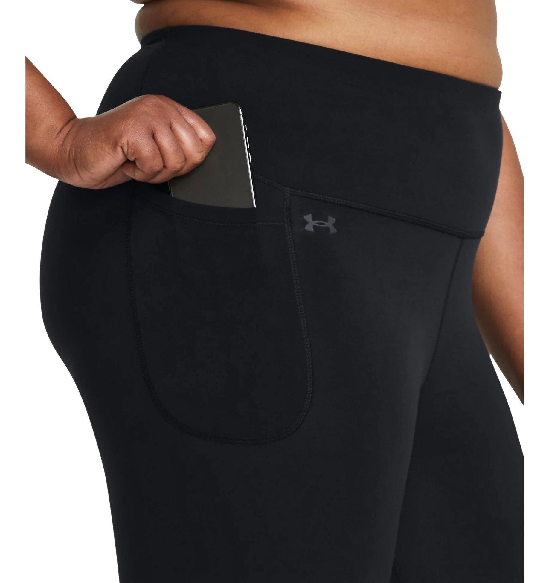 Under Armour Women's Ankle Leggings -Black/Grey - BLACK/GREY Thumbnail View 3