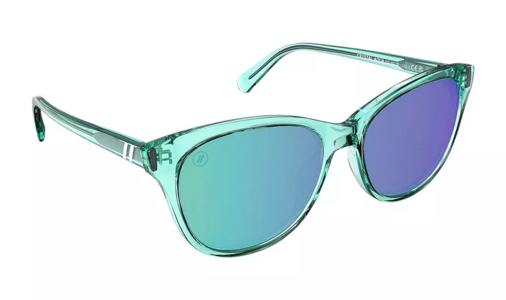 Blenders Palmy Crystal Aqua Sunglasses - AQUA