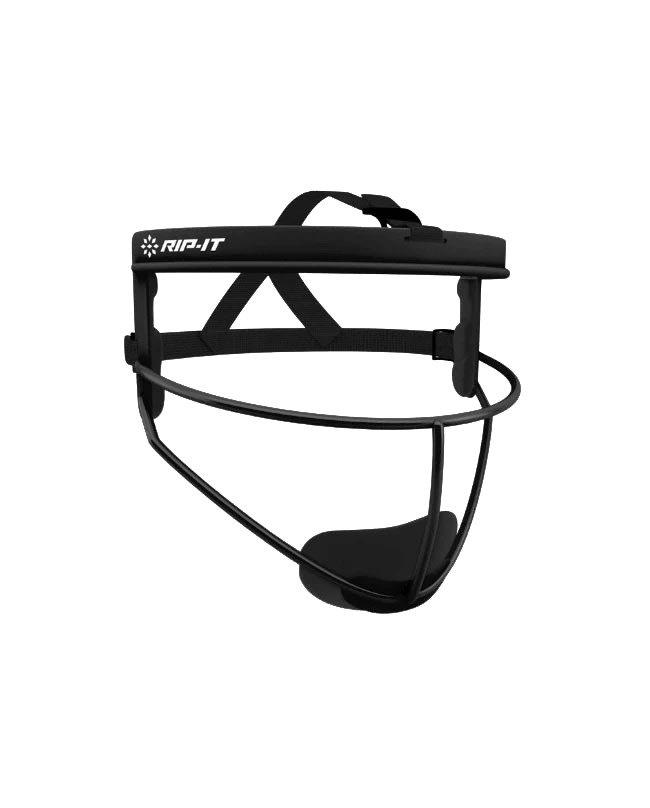 RIP-IT Girls' Defense Pro Matte Softball Fielder's Face Mask - Black