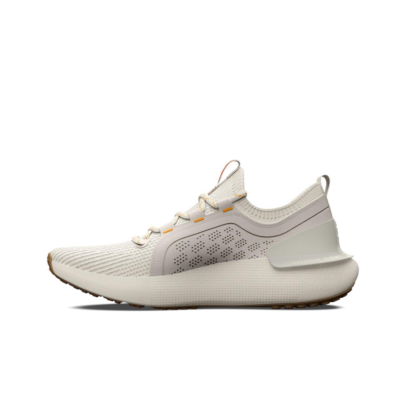 Under Armour HOVR Phantom 3 SE Suede "Ivory/Orange Ice" Women's Running Shoe - IVORY/ORANGE Thumbnail View 2