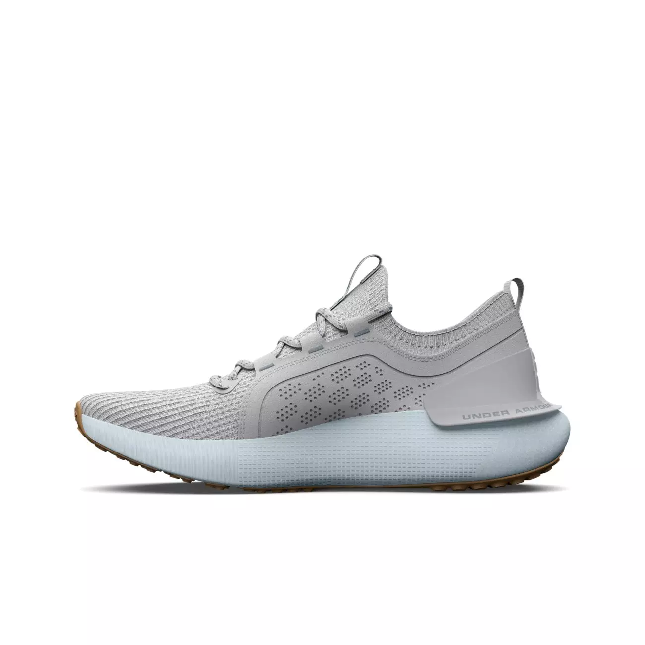 Under Armour HOVR Phantom 3 SE Suede "Halo Gray/Halogen Blue/Harbor Blue" Women's Running Shoe - GREY/BLUE