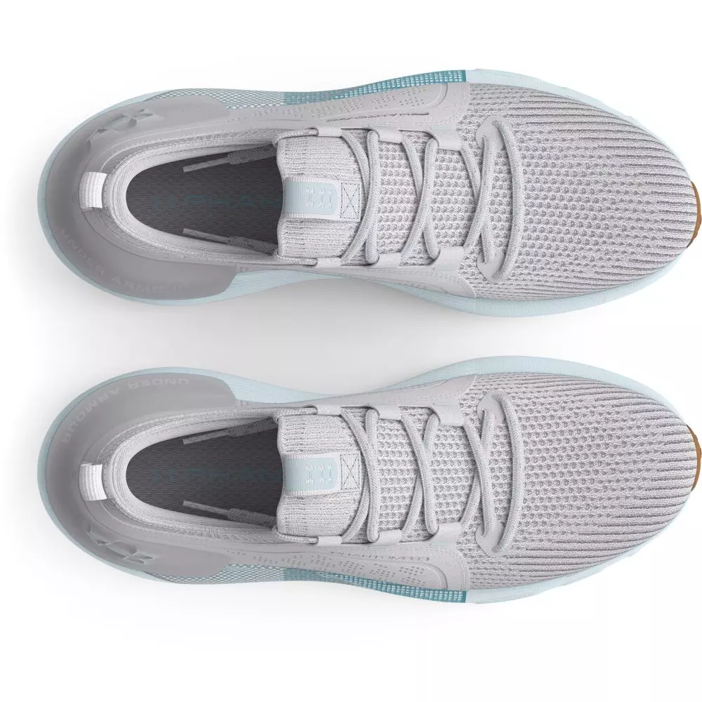 Under Armour HOVR Phantom 3 SE Suede "Halo Gray/Halogen Blue/Harbor Blue" Women's Running Shoe - GREY/BLUE