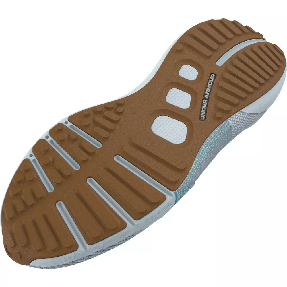 Under Armour HOVR Phantom 3 SE Suede "Halo Gray/Halogen Blue/Harbor Blue" Women's Running Shoe - GREY/BLUE