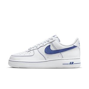 Nike Air Force 1 '07 LV8 "White/Deep Royal Blue" Men's Shoe