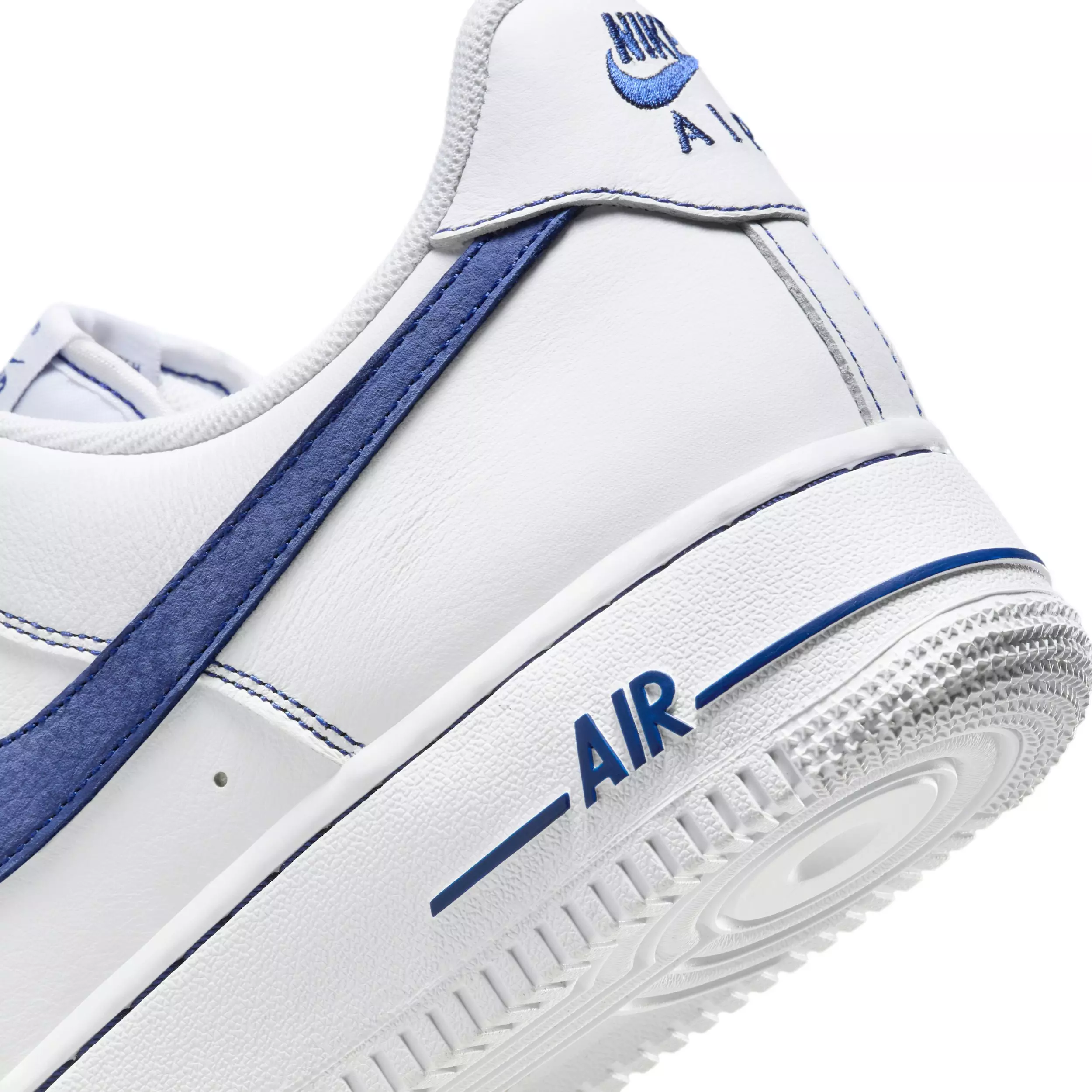 Nike Air Force 1 '07 LV8 "White/Deep Royal Blue" Men's Shoe - WHITE/ROYAL