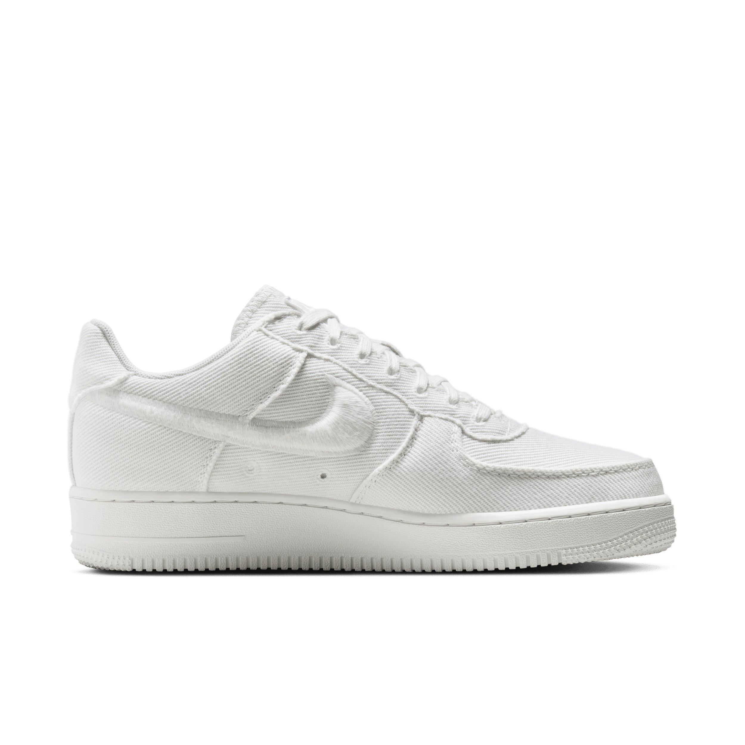 Nike Air Force 1 Low Canvas "Summit White/Light Orewood Brown/Summit White" Men's Shoe - WHITE/LT BROWN/WHITE Thumbnail View 1