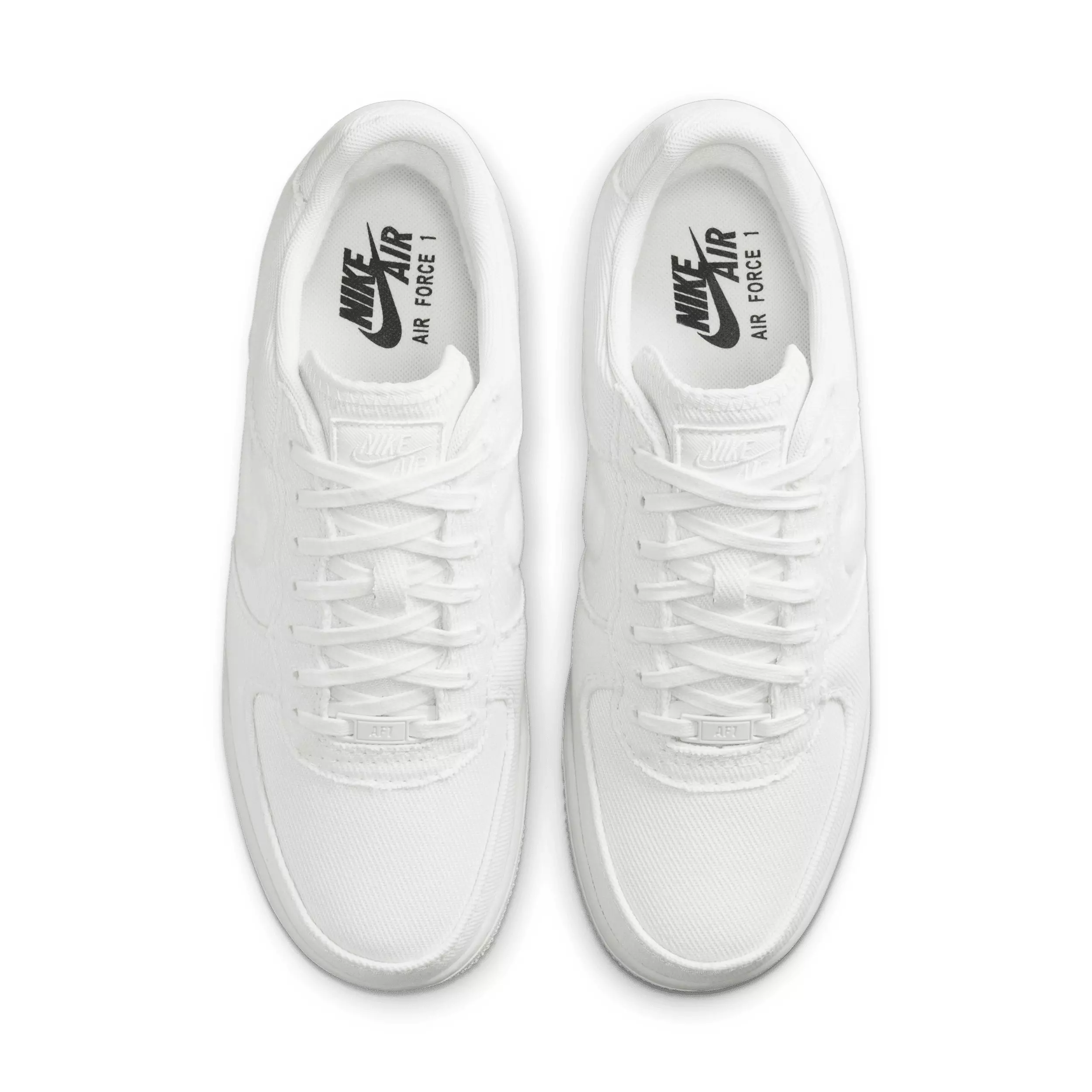 Nike Air Force 1 Low Canvas "Summit White/Light Orewood Brown/Summit White" Men's Shoe - WHITE/LT BROWN/WHITE