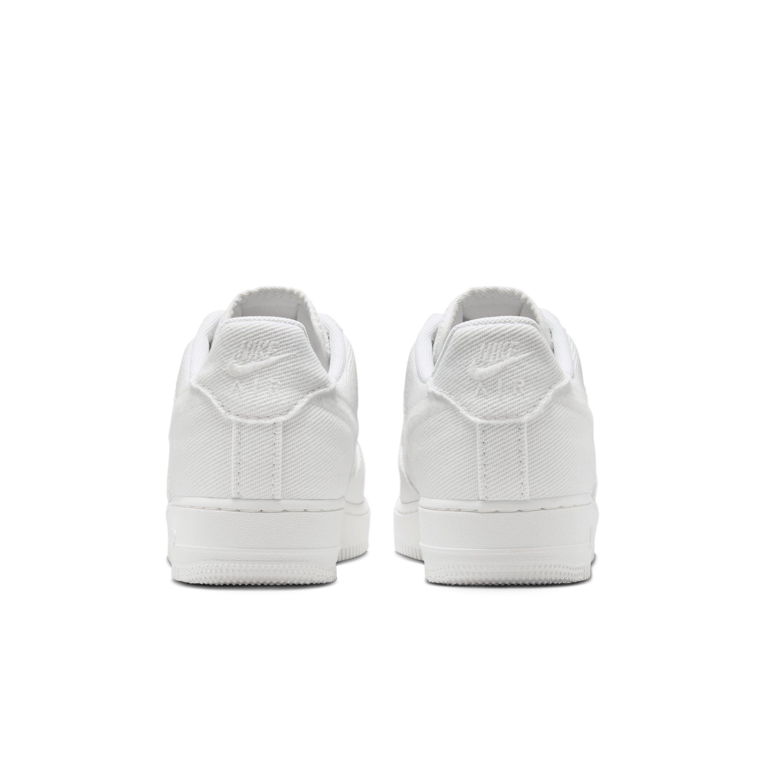 Nike Air Force 1 Low Canvas "Summit White/Light Orewood Brown/Summit White" Men's Shoe - WHITE/LT BROWN/WHITE Thumbnail View 5