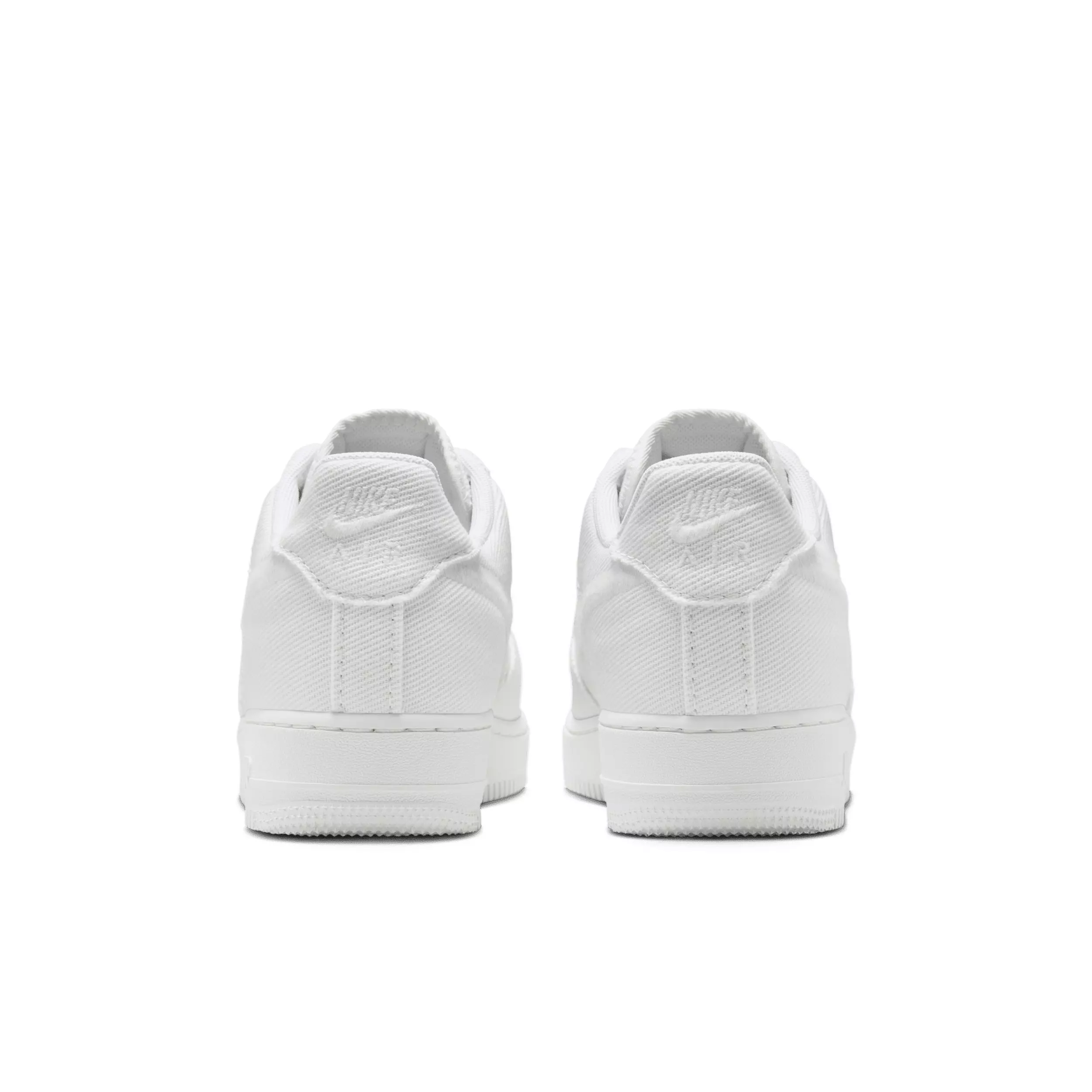 Nike Air Force 1 Low Canvas "Summit White/Light Orewood Brown/Summit White" Men's Shoe - WHITE/LT BROWN/WHITE