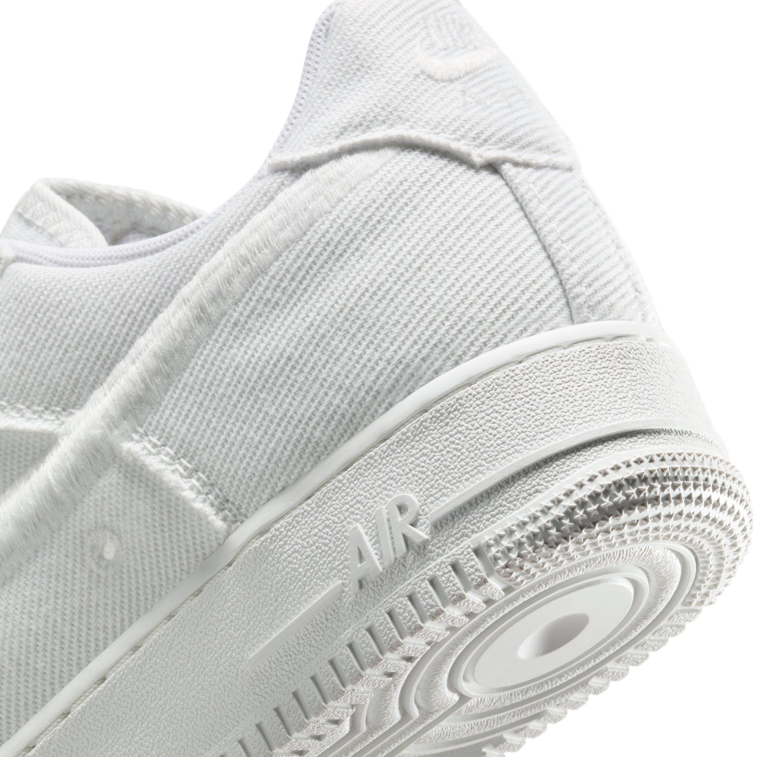 Nike Air Force 1 Low Canvas "Summit White/Light Orewood Brown/Summit White" Men's Shoe - WHITE/LT BROWN/WHITE Thumbnail View 8