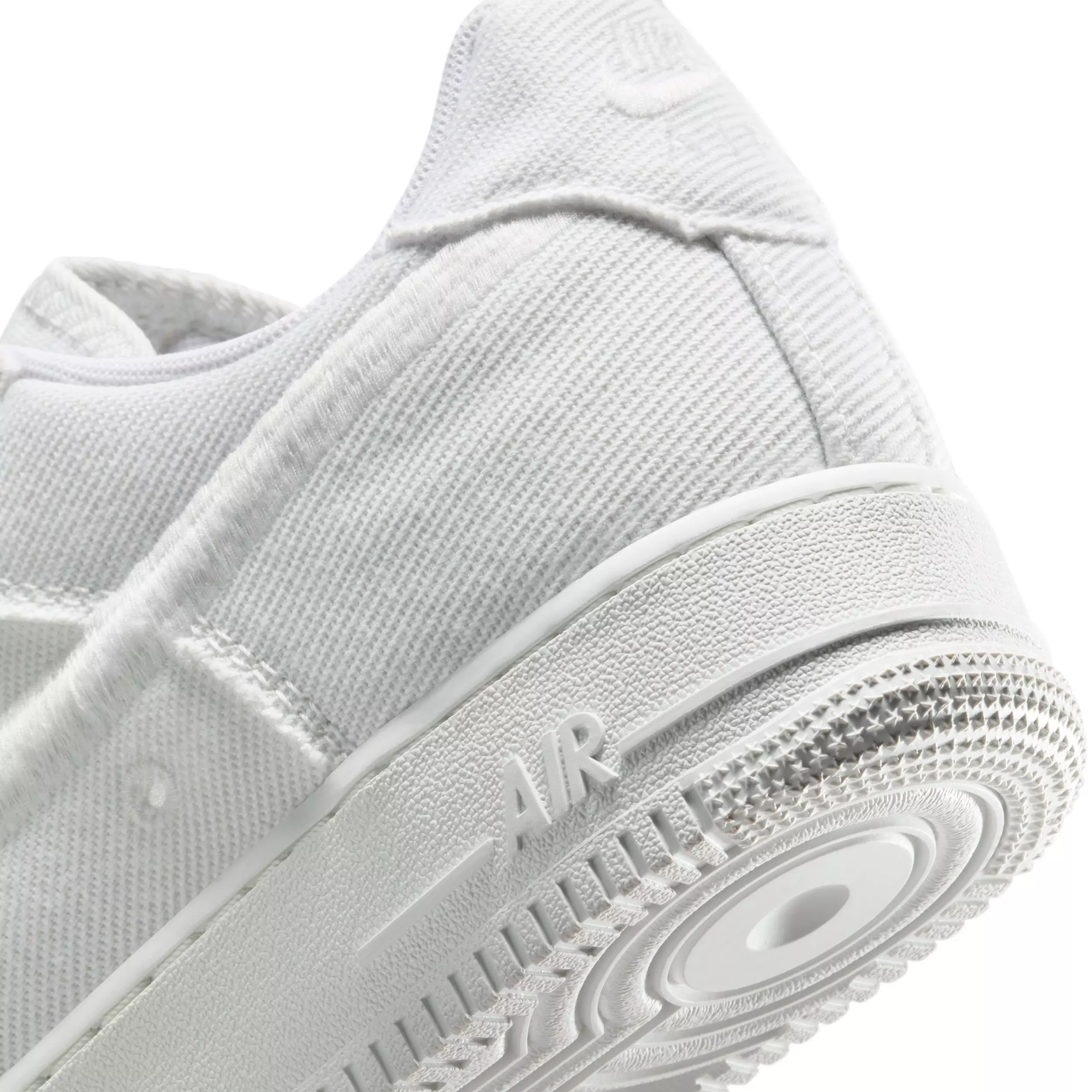 Nike Air Force 1 Low Canvas "Summit White/Light Orewood Brown/Summit White" Men's Shoe - WHITE/LT BROWN/WHITE