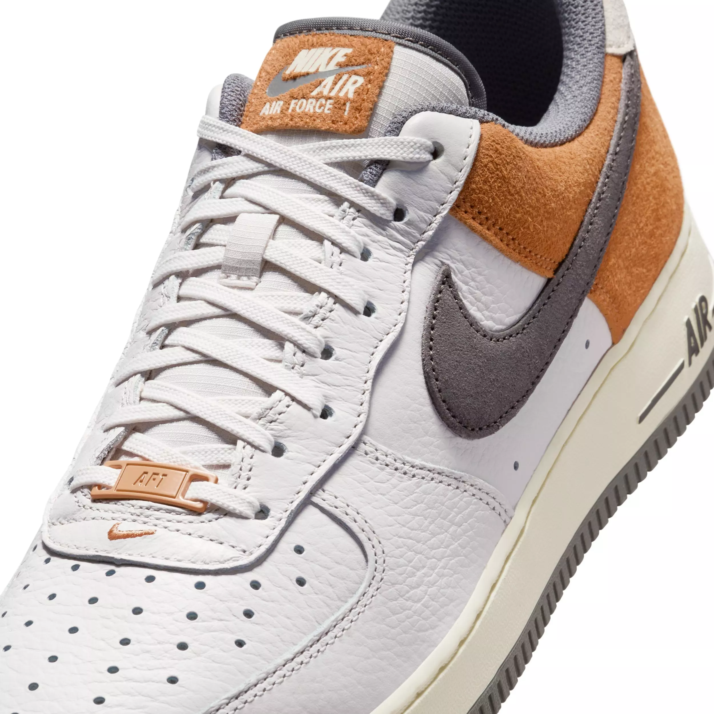 Nike Air Force 1 '07 LV8 "Phantom/Copper Moon/Coconut Milk/Flat Pewter" Men's Shoe - PHANTOM/COPPER/MILK/PEWTER