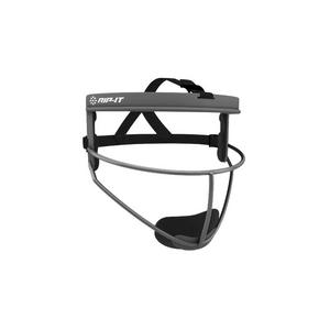 RIP-IT Womens' Defense Pro Matte Softball Fielder's Face Mask - Charcoal