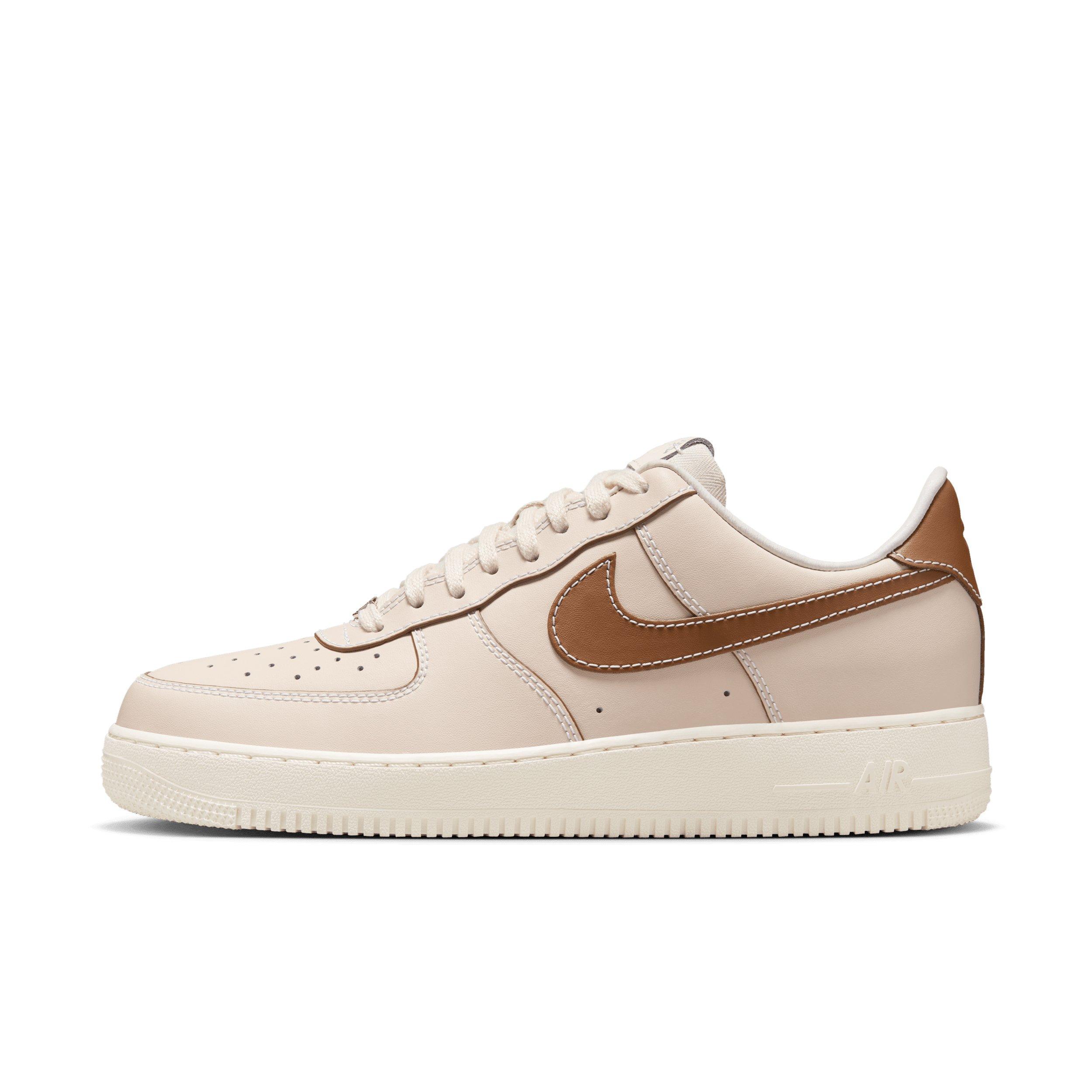Nike Air Force 1 '07 "Pearl White/Pale Ivory/Sail/Light British Tan" Men's Shoe - PEARL/IVORY/SAIL/LT TAN Thumbnail View 2