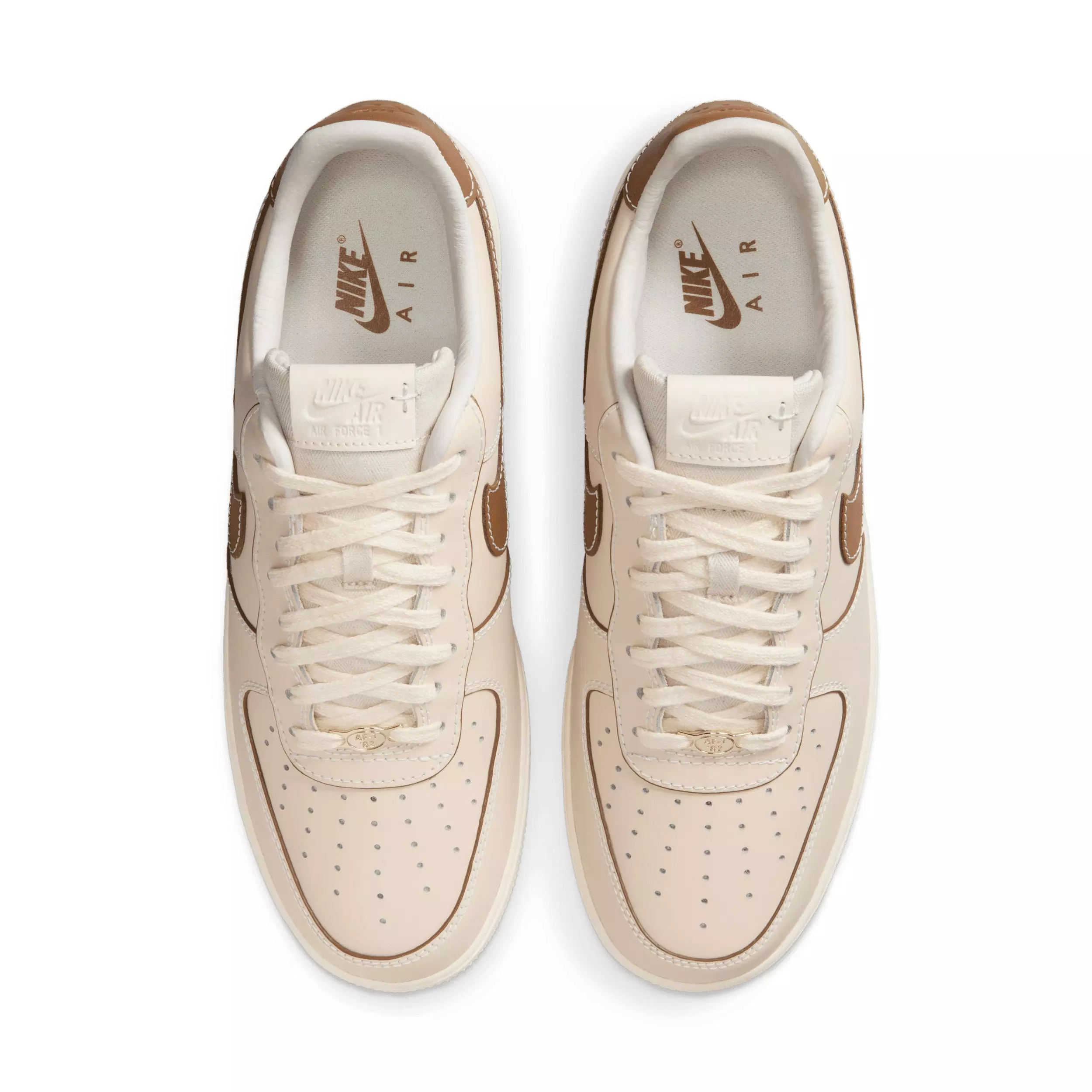 Nike Air Force 1 '07 "Pearl White/Pale Ivory/Sail/Light British Tan" Men's Shoe - PEARL/IVORY/SAIL/LT TAN