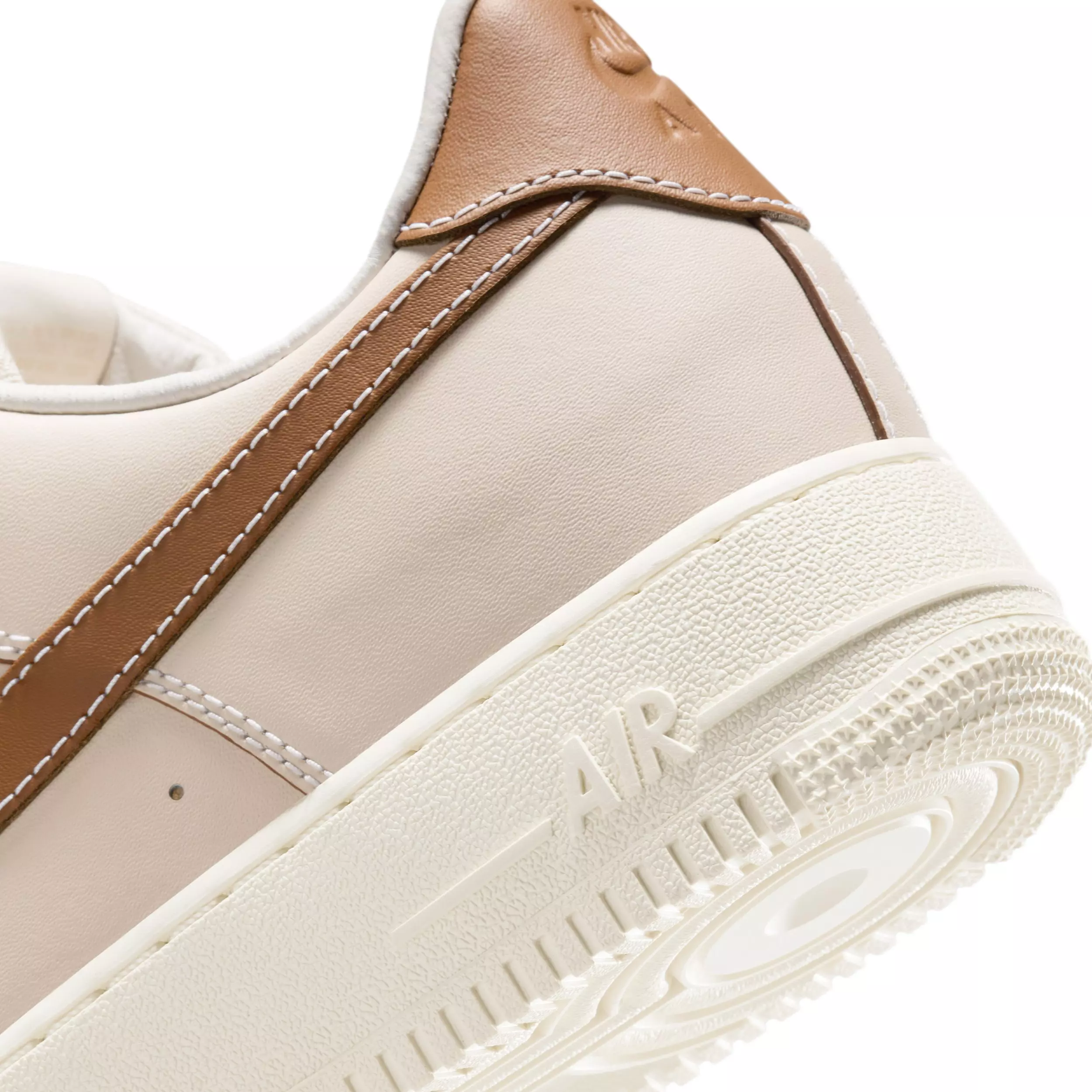 Nike Air Force 1 '07 "Pearl White/Pale Ivory/Sail/Light British Tan" Men's Shoe - PEARL/IVORY/SAIL/LT TAN