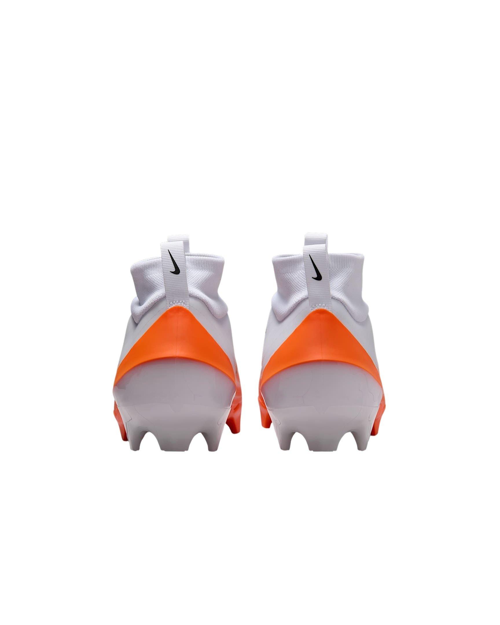 Nike Vapor Pro 1 "White/Safety Orange/Metallic Silver/Black" Men's Football Cleat - WHITE/ORANGE/SILVER/BLACK Thumbnail View 5