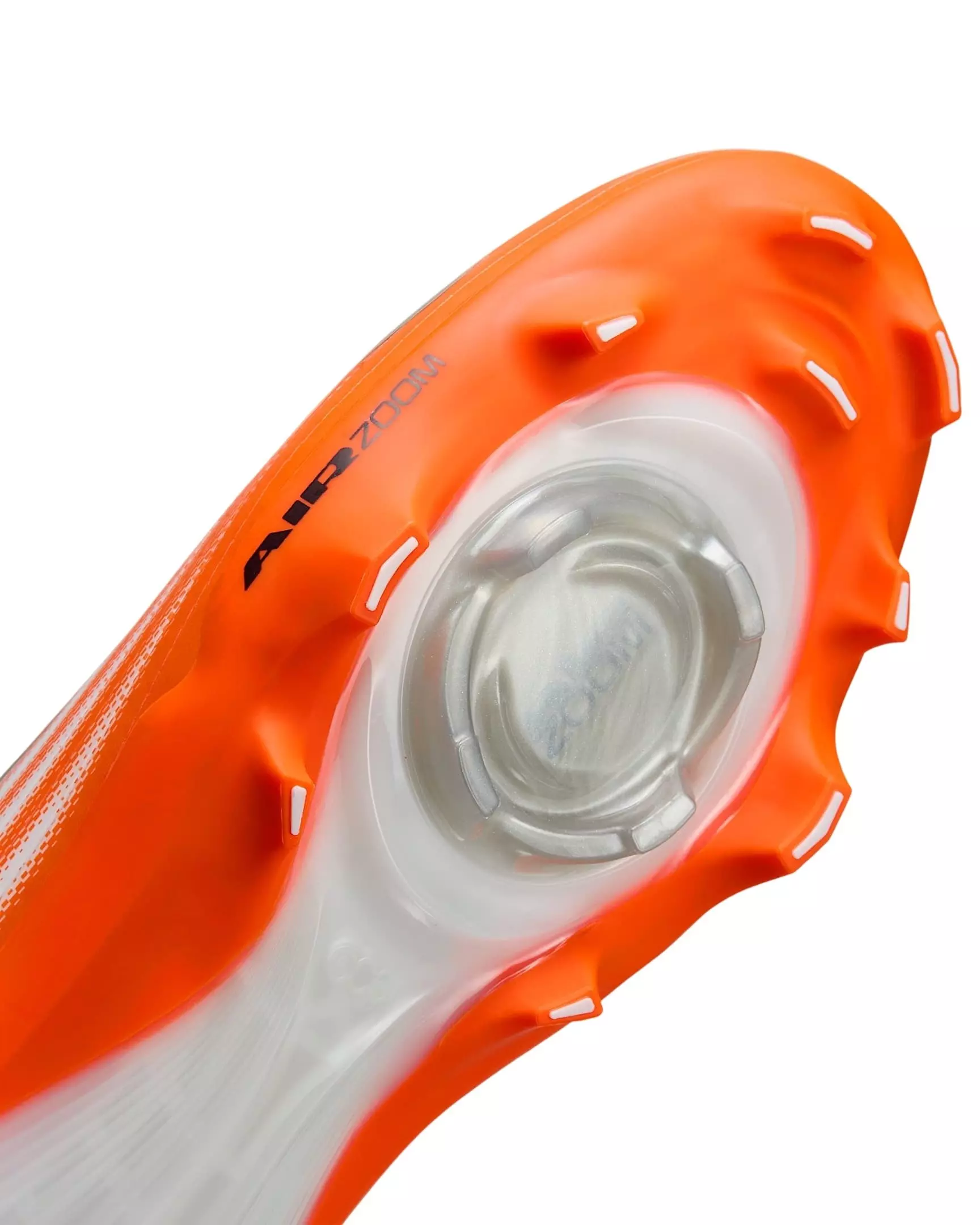 Nike Vapor Pro 1 "White/Safety Orange/Metallic Silver/Black" Men's Football Cleat - WHITE/ORANGE/SILVER/BLACK