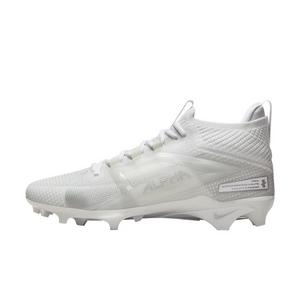 Nike Alpha Menace 4 Elite "White/Metallic Silver" Men's Football Cleat