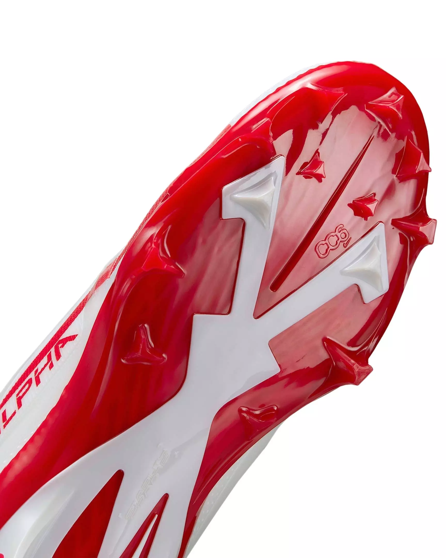 Nike Alpha Menace 4 Elite "White/University Red/Photon Dust/University Red" Men's Football Cleat - WHITE/RED/DUST/RED
