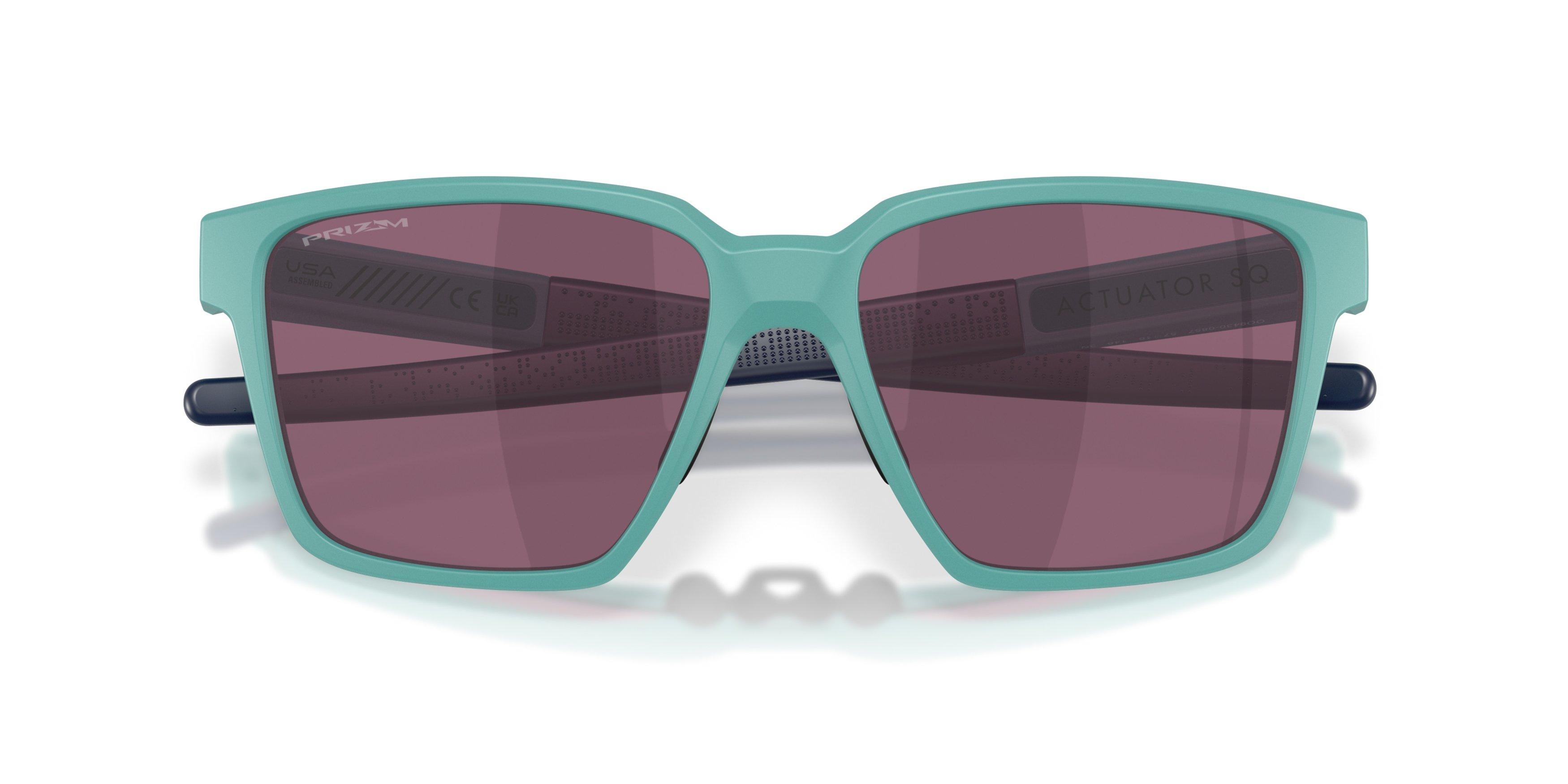 Oakley Actuator SQ Prizm Road Black Sunglasses - Matte Pacific - BLUE Thumbnail View 9