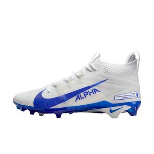 Nike Alpha Menace 4 Elite "White/Hyper Royal/Photon Dust/Hyper Royal" Men's Football Cleat