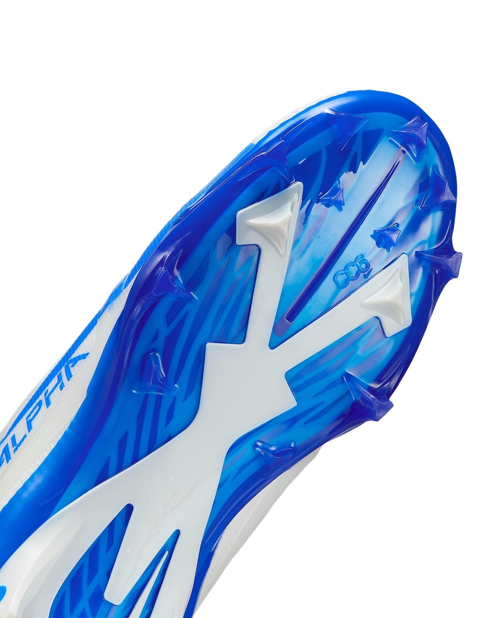 Nike Alpha Menace 4 Elite "White/Hyper Royal/Photon Dust/Hyper Royal" Men's Football Cleat - WHITE/ROYAL/DUST/ROYAL Thumbnail View 7