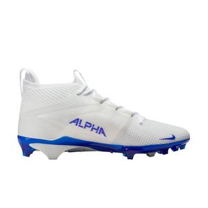 Nike Alpha Menace 4 Elite "White/Hyper Royal/Photon Dust/Hyper Royal" Men's Football Cleat