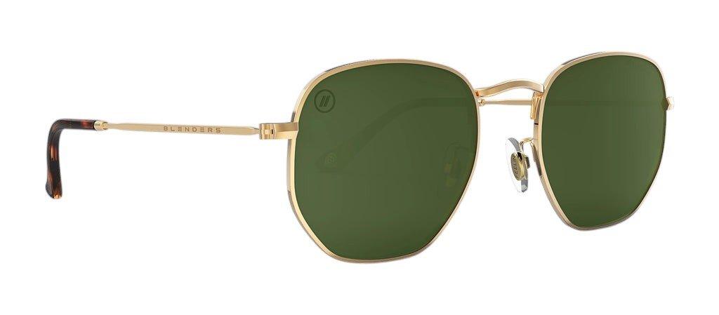 Blenders Hexagram Whiskey Shiner II Sunglasses - GOLD