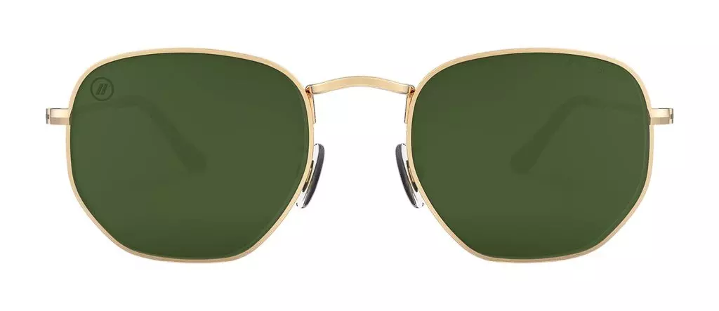 Blenders Hexagram Whiskey Shiner II Sunglasses - GOLD