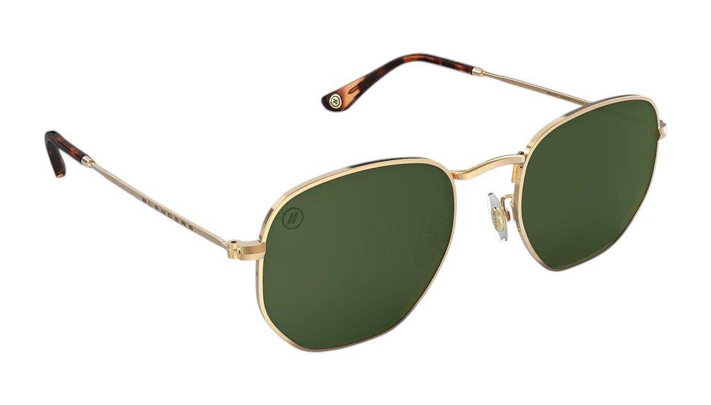 Blenders Hexagram Whiskey Shiner II Sunglasses - GOLD