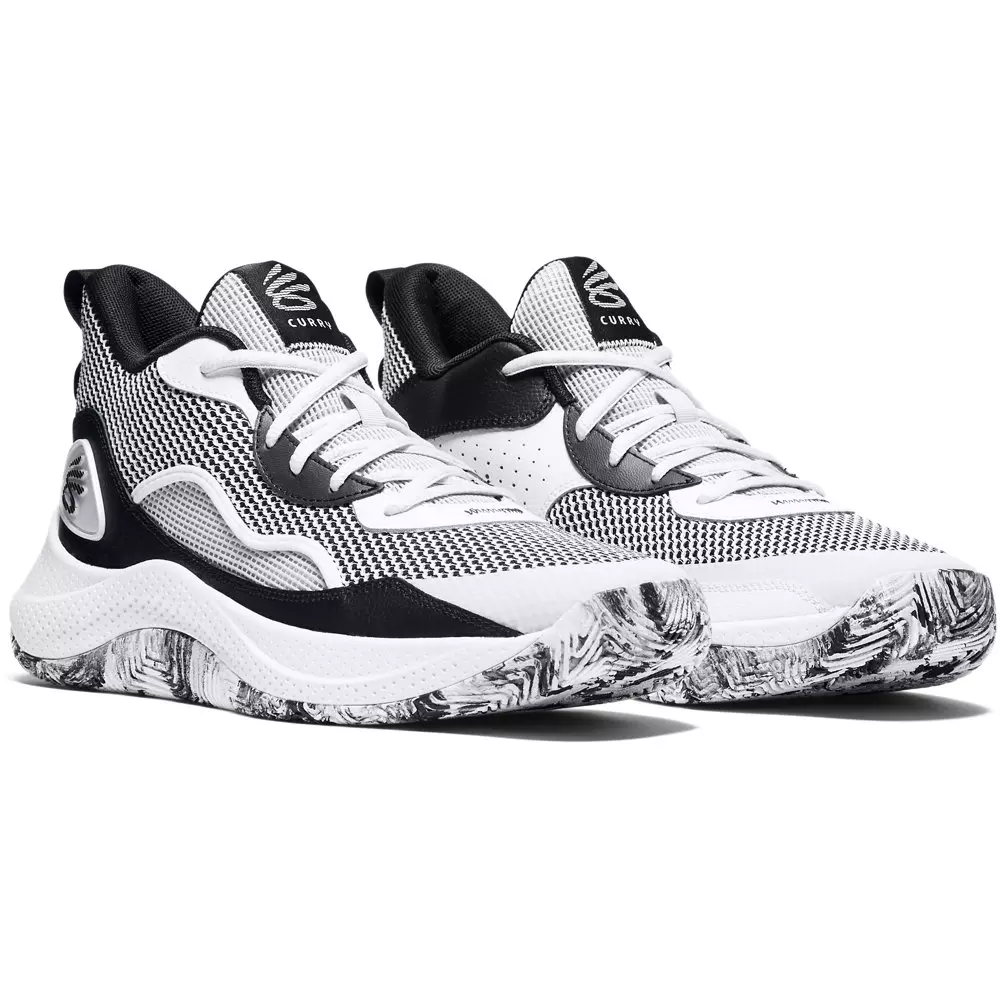 Under Armour Curry 3Z 24 "White/Black" Unisex Basketball Shoe - WHITE/BLACK